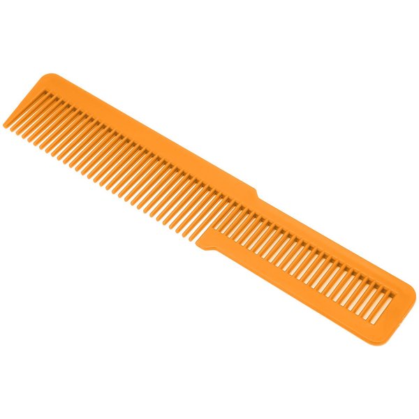 Peine De Bolsillo Profesional Dientes Finos Y Anchos Peine De Barbero Peine De PeluqueríA Para Todos Los Tipos De Cabellonaranja Naranja-image