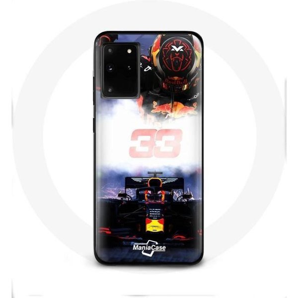 Coque Pour Samsung Galaxy S11 Plus Formule 1 Max Verstappen Pilote De F1 Noir Rouge Et Jaune-image