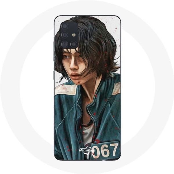 Funda - Samsung - Galaxy A51 - Flexible - Blanca - Juego Del Calamar Kang Sae Byeok 067-image