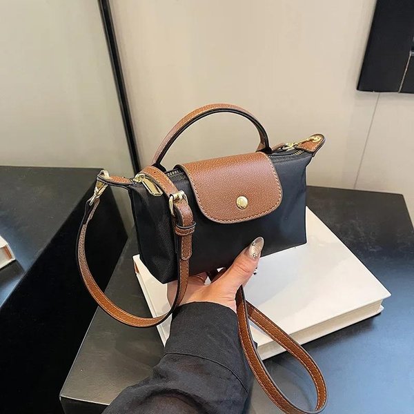 Modna Damska Torba Crossbody Na Ramię, Designerska Torebka RęCzna I Portmonetka Na Telefon KomóRkowy One Size Czarny-image