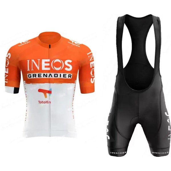 Ineos Grenadiers Maillot De Ciclismo De Manga Corta Verano Ropa Ciclismo+Culotte Con Tirantes ASIAN-4XL-image