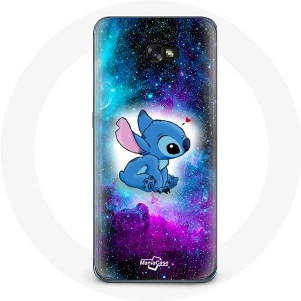 Coque - Maniacase - Samsung Galaxy A5 2017 - Souple - Coloré - Stitch Ohana Citation Espace-image
