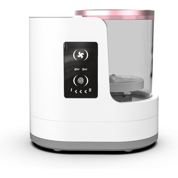 MáQuina Limpiadora EléCtrica De Brochas CosméTicas Con Secador De Brochas Beautyproducts Herramienta Limpiadora AutomáTica De Brochas CosméTicas Para Brochas De Maquillaje De Belleza Blanco-image