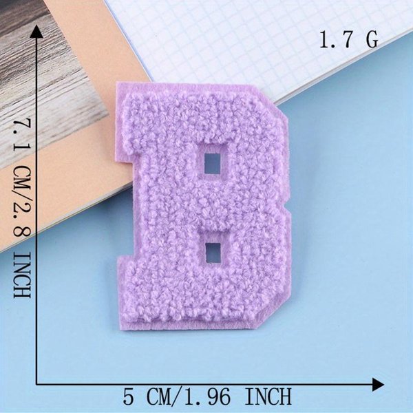 Parche Decorativo Bordado De Letras Coloridas De Moda, Parche Decorativo Termoadhesivo Para Coser En Ropa-image