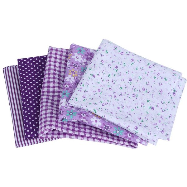 5 Piezas 50Cm X 50Cm Tela De AlgodóN Estampada Para Manualidades DIY Tela Estampada Manualidades De Patchwork Costura Manualidades-image