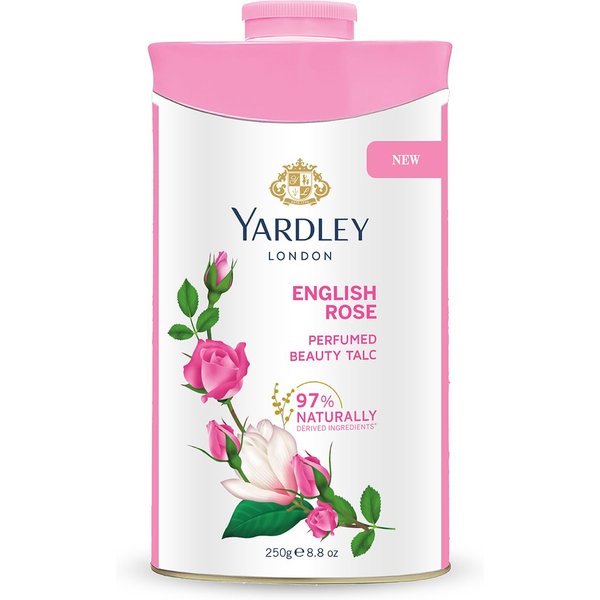 Yardley London English Rose Puder W Sprayu Perfumowany Dla Kobiet Opakowanie 250G Szt. 1 MięKka Jedwabista SkóRa Zapach-image