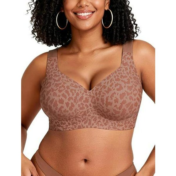 MięKki, Bezszwowy Biustonosz Jelly Plus Size - Wygodny, Bez Fiszbin, Zbiera DużY Biust L-image