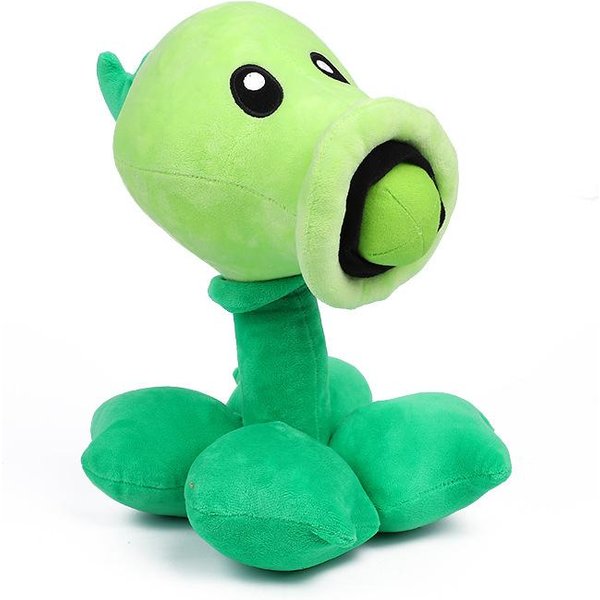 DużE RośLiny Kontra Zombie Pluszowe Maskotki PVZ Strzelacz Grochu Dynia SłOnecznik Pluszowa MięKka Zabawka Lalka Dla Dzieci Prezenty Dla Dzieci 22*19Cm-image