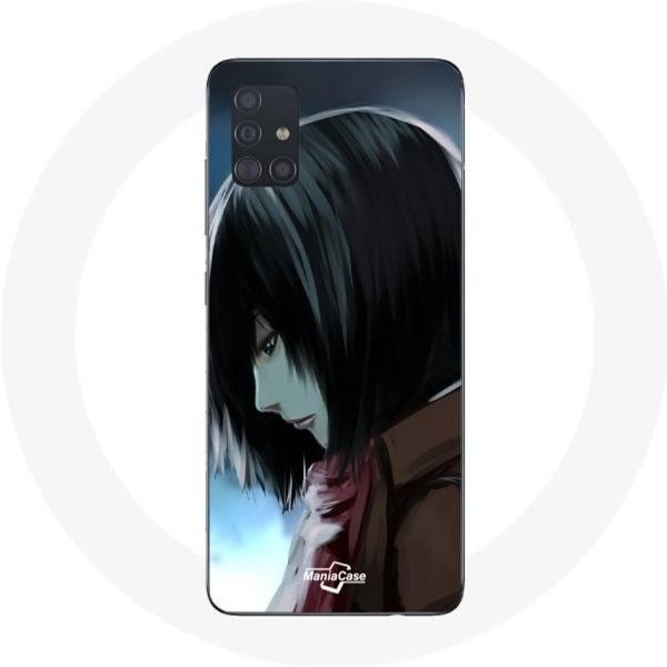 Funda Para Samsung Galaxy A51 Mikasa Ackerman Ataque A Los Titanes Manga Anime-image