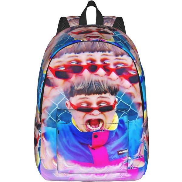 DEP Oliver Tree 1993-2026 Mochila De Moda Para Exteriores Estudiante Negocios Mochila Diaria Para Hombres Mujeres PortáTil Bolsas De Lona 14 Inches-image