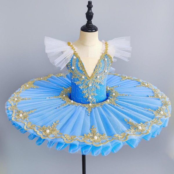 Tutú De Ballet Profesional Para NiñAs Y NiñOs, Disfraz De Ballet, Vestido De Bailarina, Disfraz De ActuacióN Para NiñAs 130Cm-image