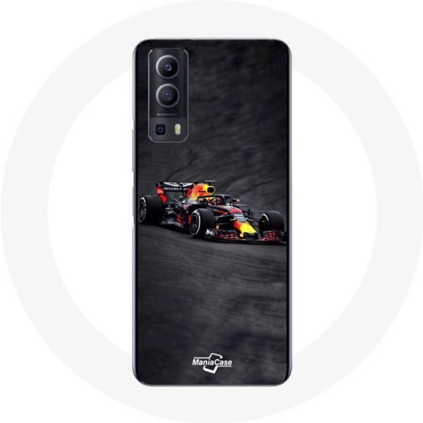 Funda - Max Verstappen - Vivo Y72 - Negro, Rojo, Amarillo - Flexible - Deportiva Negro-image