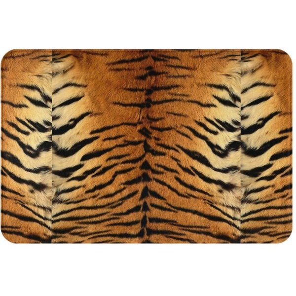 Tygrys Bengalski Zwierzę AntypośLizgowy Wycieraczka Mata PodłOgowa Zmywalny Dywanik Do Kuchni WejśCia Domu ŁAzienki Salonu Mata Na Stopy 60X40 Cm-image
