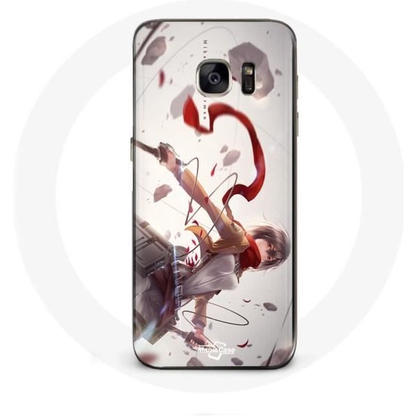Funda Para Samsung Galaxy S6 Edge Mikasa Ackerman Ataque A Los Titanes Manga-image