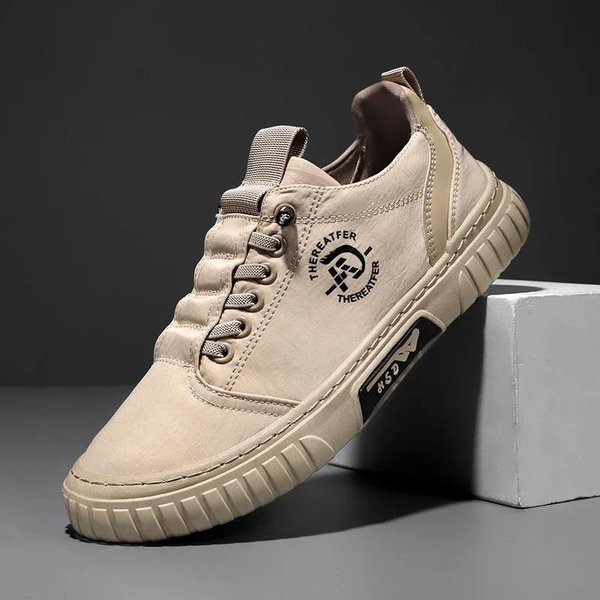Zapatos Casuales Para Hombre, Zapatillas Negras Transpirables, Zapatillas De Tenis Para Caminar Y Conducir A La Moda Para Hombre, Zapatillas Planas Para Hombre 42-image