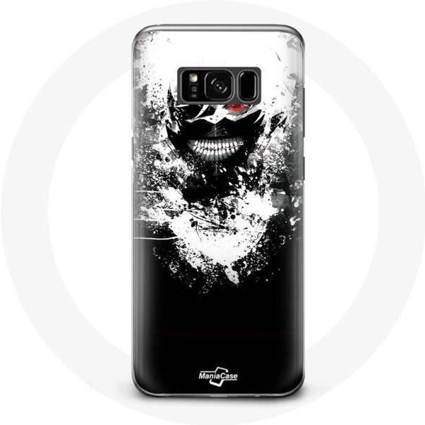 Funda - Maniacase - Samsung Galaxy S8 Plus - Anime Tokyo Ghoul - ProteccióN - Flexible Negro-image