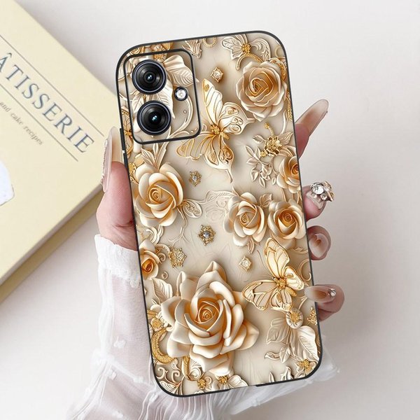 Etui Do Moto G54 5G Silikonowe Modne Luksusowe Uroczy Kot Odporne Na WstrząSy Zderzak Dla Motorola G54 Moto G54 Tylna Pokrywa XT2343-1 XT2343-2 Moto G54 5G-image