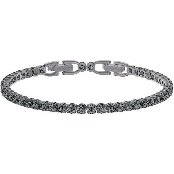 Pulsera Swarovski Tennis Deluxe Para Mujer, Color Gris, NúMero De Pieza 5514655. Box+Shopping Bag (Random Color) Gray-image