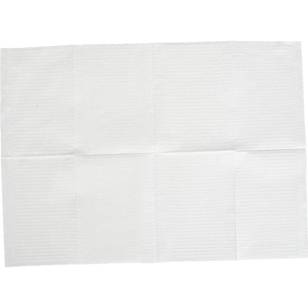 80 Piezas Toallas De Mesa Desechables Para UñAs Alfombrillas Impermeables Baberos Dentales Para Pacientes Dentista MéDico Blanco-image