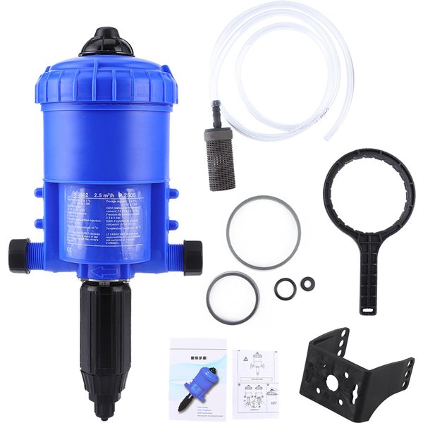 Dispositivo Dosificador AutomáTico De Riego Con Inyector Accionado Por Bomba Dosificadora De Agua Para JardíN Blue-image