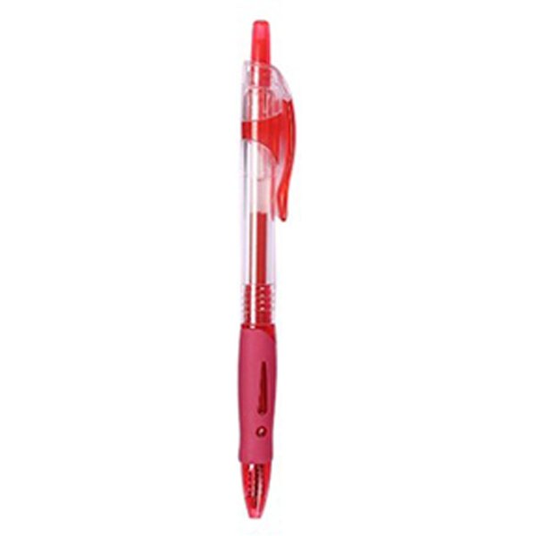 BolíGrafos BolíGrafo RetráCtil BolíGrafo Neutro 0.5Mm BolíGrafos Para Escritura De Estudiantes Para Escuela Oficina Rojo-image