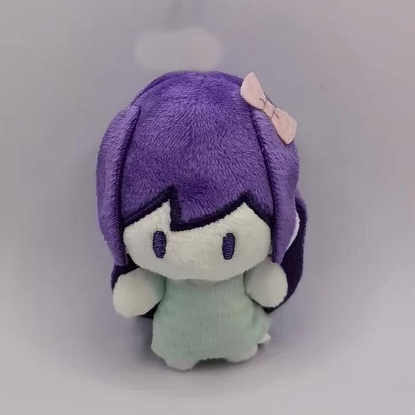Lalka Pluszowa Omori Style Chibi Mini BawełNiany Breloczek Urocza Postać Z Gry Pluszowy Wisiorek Horrorowa Gra Kolekcjonerski Prezent Dla FanóW Omori 10Cm-image