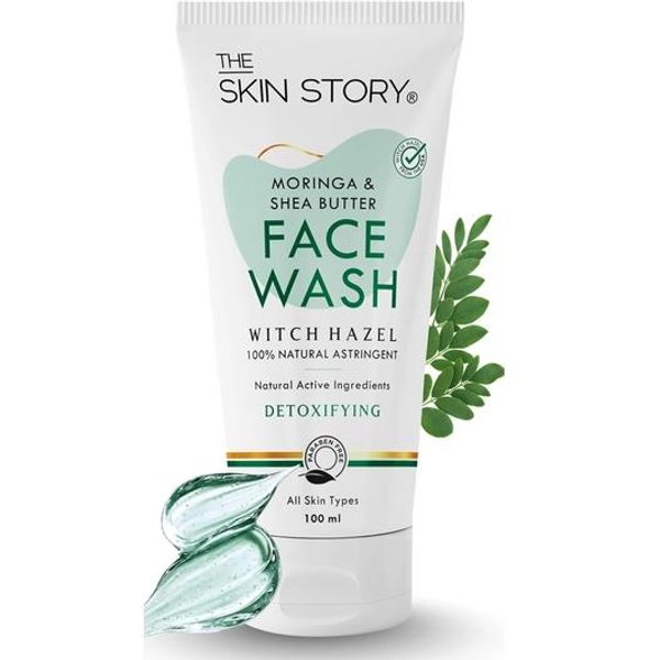 The Skin Story Limpiador Facial Para Limpieza De Poros, Limpia Profundamente, Hidratante Y Manteca De Karité, Limpiador Facial Suave Para Todos Los Tipos De Piel 100Ml-image