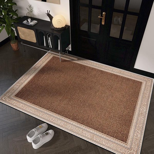 Nowoczesny Lekki Luksusowy Dywanik WejśCiowy Mata WejśCiowa Domowa Mata Pod Drzwi ChłOnna Mata AntypośLizgowa Dywanik CzyszcząCy 40 * 60Cm Imitation Cashmere-image