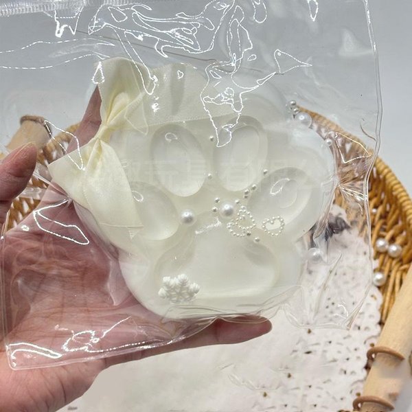 Taba Gigantyczna ŁApa Squishy Dla Dziecka DorosłEgo DużA Urocza Futrzana ŁApa Kota Mochi Squishy Lepka Sensoryczna Zabawka Zabawka Antystresowa Fidget Prezent-image