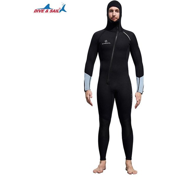 Traje De Neopreno Completo Con Capucha De 3 Mm Para Mujer Dive&Sail - CáLido, De Manga Larga Para Buceo, Snorkel, Surf XXL-image