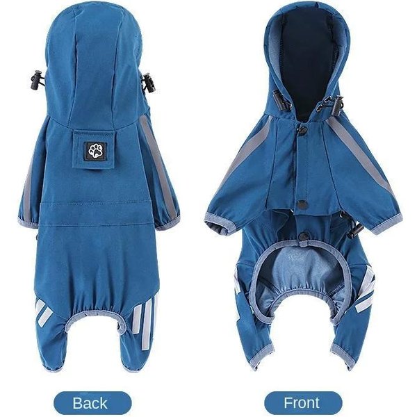Chubasquero Reflectante Para Perros, Ropa Impermeable Para Mascotas, Para Chihuahua, Husky, Abrigo De Lluvia Para Perros PequeñOs Y Medianos, Mono Impermeable Para Perros XL-image
