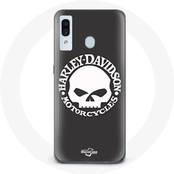 Funda Para Samsung Galaxy A20E Harley Davidson Motors Calavera-image