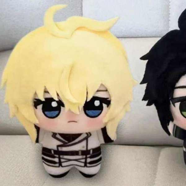 Kawaii Seraph Of The End Anime Mikaela Hyakuya Yuichiro Hyakuya 10Cm MuñEco De Peluche Llavero Set Peluche Juguete Relleno Regalo Para Fans DecoracióN Peluches 10Cm-image
