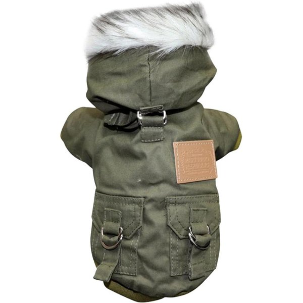 Ropa Para Perro OtoñO Cachorro Mascota Abrigo Chaqueta Para Perro PequeñO Mediano Invierno Espesar CáLido Sudadera Con Capucha Ropa Para Mascotas Chaquetas Para Perro Acolchadas XS-image
