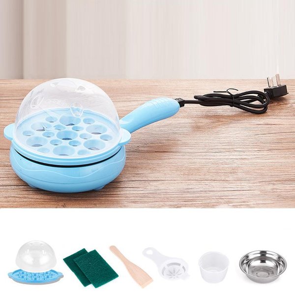 Cocedor De Huevos Multifuncional 2 En 1 SartéN Antiadherente Para FreíR Huevos Hervidor De Huevos Apagado AutomáTico Hervidor De Huevos-image