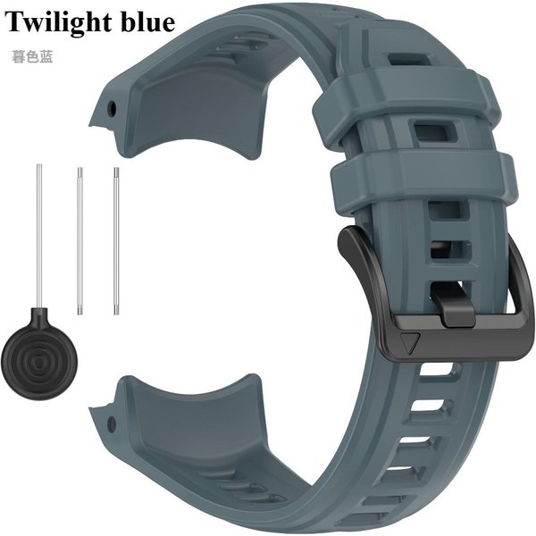 Silikonowy Pasek Do Garmin Instinct 3 Amoled 50Mm 45Mm Oryginalna Oficjalna Opaska Na Nadgarstek Do Garmin Instinct 3 Solar 45Mm 50Mm Pasek Instinct 3 50Mm Gray-image
