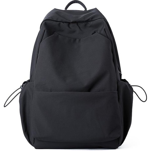 Mochila De Tendencia Para Hombre, Mochila De Viaje Para Estudiantes Universitarios, Mochila Escolar Para Mujer. 16 Inch Negro-image
