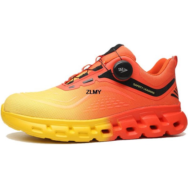 Zapatos De Seguridad Ligeros Para Hombre Zapatilla Con Puntera De Acero BotóN Giratorio AntiperforacióN Zapatos De Trabajo Hombre Moda Botas De Seguridad De Trabajo Anti-PuñAladas 43-image