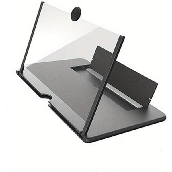 10-Calowy Wzmacniacz Ekranu 3D HD Do Telefonu KomóRkowego, PowięKszalnik Ekranu Wideo Do Smartfona, Uchwyt, PowięKszony Ekran, Podstawka Na Telefon 10-Inch Czarny-image