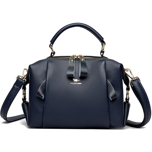 Nowy Styl Torba Poduszka Torba Ze SkóRy Naturalnej Damska Modna Torba Na Jedno Ramię Crossbody Torebka Gray-image