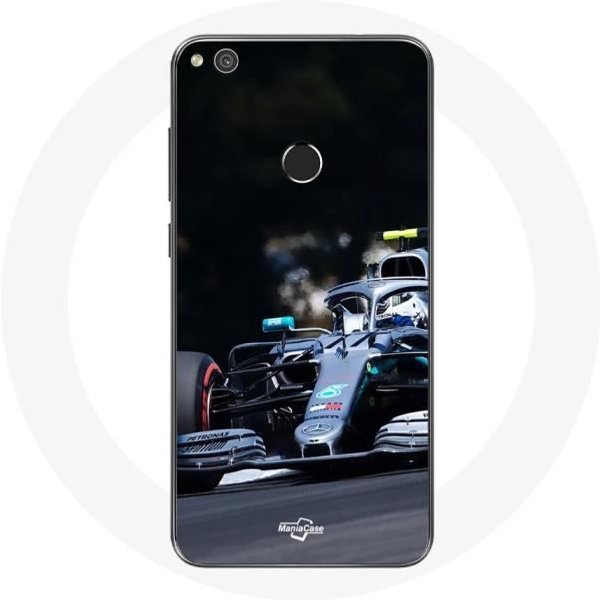 Funda Para Huawei P8 Lite 2017 FóRmula 1 Valtteri Bottas Piloto De Coche F1 Negro-image