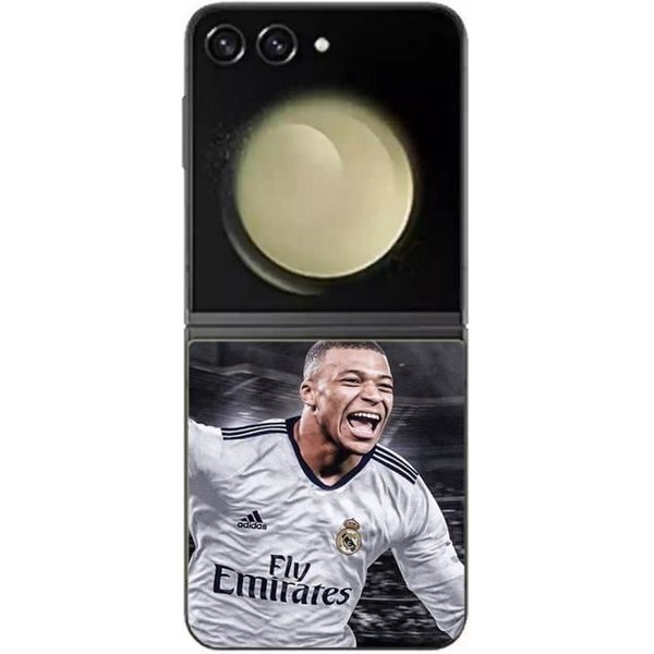 Coque Maniacase Pour Samsung Galaxy Z Flip5 Kylian Mbappe Real Madrid Goal Negro-image