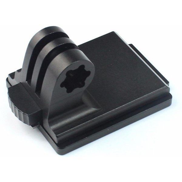 Mocowanie Kasku Kamery Sportowej StałE Stop Aluminium Kamera Akcji Mocowanie Kasku Podstawa Uchwyt Adapter Dla Black-image