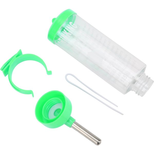 Dispensador De Botella De Agua Para HáMster AutomáTico Antigoteo Fuente Bebedero Para Animales PequeñOs Verde Verde-image