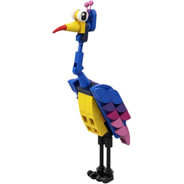 Gobricks MOC Up Kevin El PáJaro Peluche Bloque De ConstruccióN Educativo Hazlo TÚ Mismo Juguetes Casa Globo Volador Regalo De CumpleañOs Para NiñOs-image