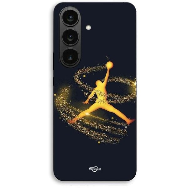 Etui Na Telefon - Maniacase - Samsung Galaxy S26 - Silikon TPU - Czarne - Logo Jordan Czarny-image