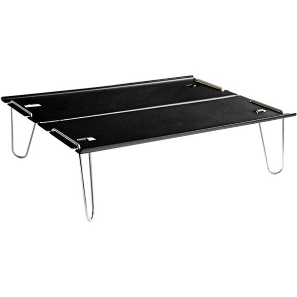 Mesa Plegable PequeñA, Mesa De Camping Compacta Ultraligera Para Mochilero Al Aire Libre, Senderismo, Picnic, Playa Gris-image