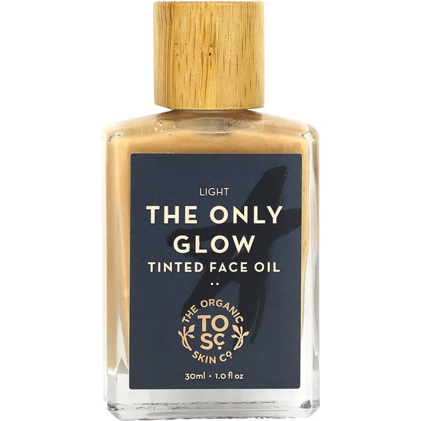 The Organic Skin Co., The Only Glow Tinted Face Oil, Light, 1 Fl Oz (30 Ml) Beige-image