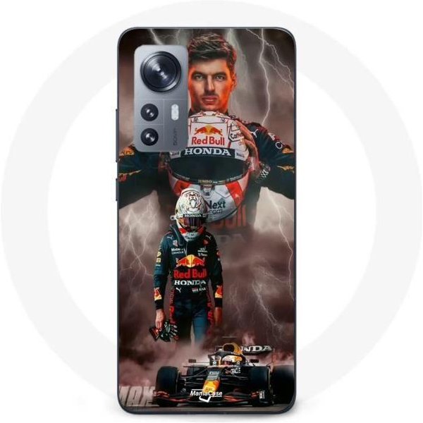 Funda Maniacase Para Xiaomi 12 5G Verstappen Rayo FóRmula 1 Casco F1-image