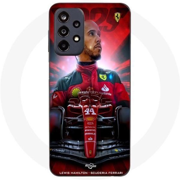 Funda Maniacase Para Samsung Galaxy A32 5G Lewis Hamilton Ferrari Oficial-image